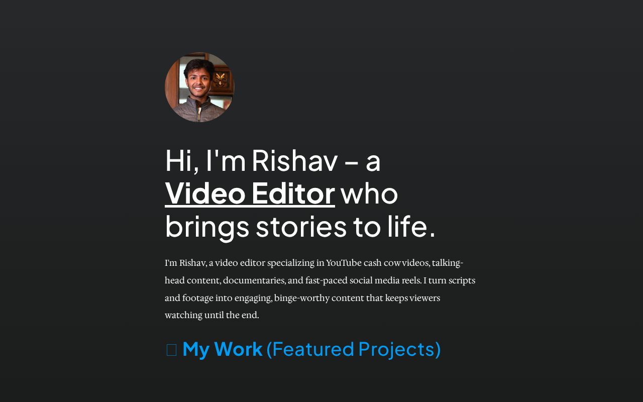 Carrd profile picture for @rishav